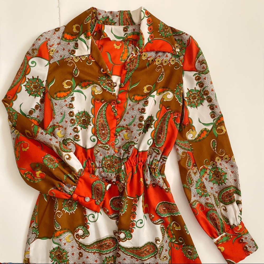 The Grooviest Paisley Dress